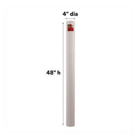 Mailing Tube, 48" Long, 4" Diameter, White