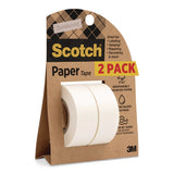 Paper Tape, 3/4" X 600", White, 2/pack