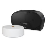 Valay Small Core Jumbo Bath Tissue Dispenser, 5.62 X 11.4 X 21.2, Black