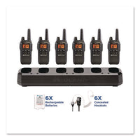 Biztalk Two-way Business Radio Bundle, 36 Channels, 6/pack