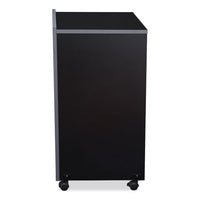 Av Cart/lectern Base, 21.12 X 17.5 X 33.75, Black, Ships In 1-3 Business Days
