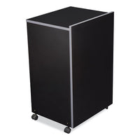 Av Cart/lectern Base, 21.12 X 17.5 X 33.75, Black, Ships In 1-3 Business Days