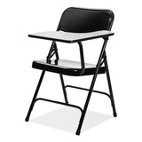 5200 Series Left-side Tablet-arm Folding Chair, Supports 480 Lb, 17.25" Seat Height, Black, 2/carton, Ships In 1-3 Bus Days