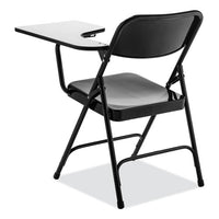 5200 Series Left-side Tablet-arm Folding Chair, Supports 480 Lb, 17.25" Seat Height, Black, 2/carton, Ships In 1-3 Bus Days