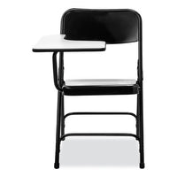 5200 Series Right-side Tablet-arm Folding Chair, Supports Up To 480 Lb, 17.25" Seat Height, Black, 2/ct,ships In 1-3 Bus Days