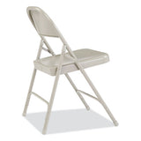 50 Series All-steel Folding Chair, Supports 500 Lb, 16.75" Seat Height, Gray Seat/back/base, 4/carton, Ships In 1-3 Bus Days