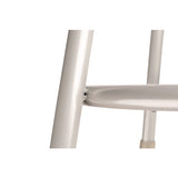 6400 Series Fixed Height Heavy Duty Vinyl Padded Steel Stool, Backless, Supports 500 Lb, 30" Seat Height, Gray Seat/base