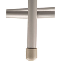 6400 Series Fixed Height Heavy Duty Vinyl Padded Steel Stool, Backless, Supports 500 Lb, 30" Seat Height, Gray Seat/base