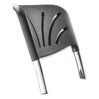 Backrest For Nps 6600 Series Elephant Z-stools, 16.25 X 4.5 X 19, Plastic/steel, Black, Ships In 1-3 Business Days