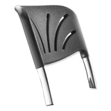 Backrest For Nps 6600 Series Elephant Z-stools, 16.25 X 4.5 X 19, Plastic/steel, Black, Ships In 1-3 Business Days