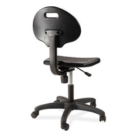 6700 Series Polyurethane Adj Height Task Chair, Supports 300 Lb, 16"-21" Seat Ht, Black Seat/back/base, Ships In 1-3 Bus Days