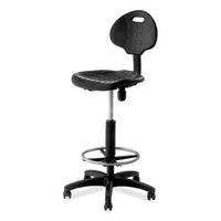6700 Series Polyurethane Adj Height Task Chair, Supports 300 Lb, 22"-32" Seat Ht, Black Seat/back/base, Ships In 1-3 Bus Days