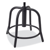 6800 Series Height Adj Wood Seat Swivel Stool, Supports 300 Lb, 19"-25" Seat Ht, Maple Seat/black Base, Ships In 1-3 Bus Days