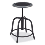 6800 Series Height Adjustable Metal Seat Swivel Stool, Supports 300lb, 18"-24" Seat Ht, Black Seat/base,ships In 1-3 Bus Days