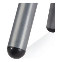 6800 Series Height Adj Fabric Seat Swivel Stool, Supports 300 Lb, 18"-25" Seat Ht, Black Seat/gray Base,ships In 1-3 Bus Days