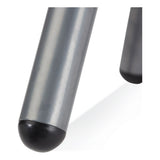 6800 Series Height Adj Fabric Seat Swivel Stool, Supports 300 Lb, 18"-25" Seat Ht, Black Seat/gray Base,ships In 1-3 Bus Days