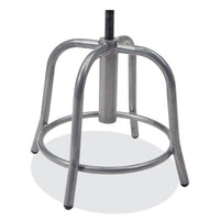 6800 Series Height Adj Fabric Seat Swivel Stool, Supports 300 Lb, 18"-25" Seat Ht, Black Seat/gray Base,ships In 1-3 Bus Days