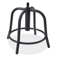 6800 Series Height Adj Fabric Seat Swivel Stool, Supports 300 Lb, 18"-25" Seat Height, Black Seat/base, Ships In 1-3 Bus Days