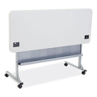 Flip-n-store Training Table, Rectangular, 24 X 60 X 29.5, Speckled Gray, Ships In 1-3 Business Days