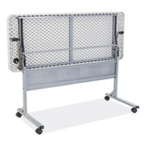 Flip-n-store Training Table, Rectangular, 24 X 60 X 29.5, Speckled Gray, Ships In 1-3 Business Days