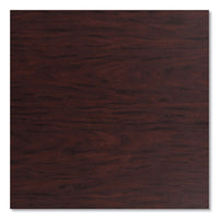 Cafe Table, 36" Diameter X 30h, Round Top/base, Mahogany Top, Gray Base, Ships In 1-3 Business Days