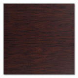 Cafe Table, 36" Diameter X 30h, Round Top/base, Mahogany Top, Gray Base, Ships In 1-3 Business Days