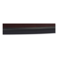 Cafe Table, 36" Diameter X 42h, Round Top/x-base, Mahogany Top, Gray Base, Ships In 1-3 Business Days