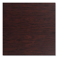 Cafe Table, 36" Diameter X 36h, Round Top/x-base, Mahogany Top, Gray Base, Ships In 1-3 Business Days