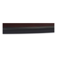 Cafe Table, 36" Diameter X 30h, Round Top/x-base, Mahogany Top, Gray Base, Ships In 1-3 Business Days