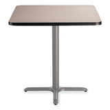 Cafe Table, 36w X 36d X 36h, Square Top/x-base, Gray Nebula Top, Gray Base, Ships In 1-3 Business Days