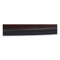 Cafe Table, 36w X 36d X 36h, Square Top/x-base, Mahogany Top, Gray Base, Ships In 1-3 Business Days