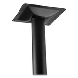 Cafe Table, 36" Diameter X 42h, Round Top/base, Gray Nebula Top, Black Base, Ships In 1-3 Business Days