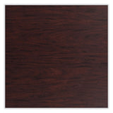 Cafe Table, 36" Diameter X 42h, Round Top/base, Mahogany Top, Black Base, Ships In 1-3 Business Days