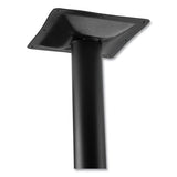 Cafe Table, 36" Diameter X 36h, Round Top/base, Gray Neubula Top, Black Base, Ships In 1-3 Business Days