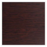 Cafe Table, 36" Diameter X 36h, Round Top/base, Mahogany Top, Black Base, Ships In 1-3 Business Days