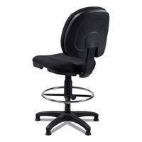 Comfort Task Stool, Supports Up To 300 Lb, 24.5" To 34.5" Seat Height, Black Seat/back, Black/base,ships In 1-3 Business Days