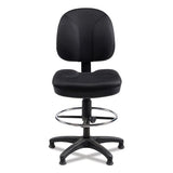 Comfort Task Stool, Supports Up To 300 Lb, 24.5" To 34.5" Seat Height, Black Seat/back, Black/base,ships In 1-3 Business Days
