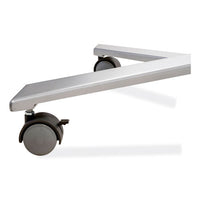Cafe Time Adjustable-height Table, Square, 36w X 36d X 30 To 42h, Charcoal Slate, Ships In 1-3 Business Days