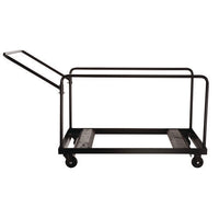 Folding Table Dolly For Round Tables, 1,100 Lb Capacity, 27.75" X 47.5" X 31.25", Brown