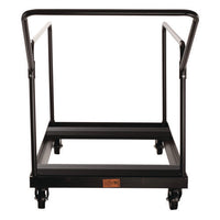 Folding Table Dolly For Round Tables, 1,100 Lb Capacity, 27.75" X 47.5" X 31.25", Brown