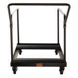 Folding Table Dolly For Round Tables, 1,100 Lb Capacity, 27.75" X 47.5" X 31.25", Brown