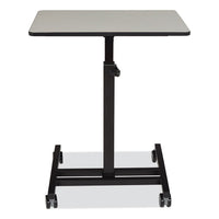 Sit-stand Student's Desk, 20.75" X 26" X 27.75" To 44.5", Gray Nebula, Ships In 1-3 Business Days