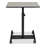 Sit-stand Student's Desk, 20.75" X 26" X 27.75" To 44.5", Gray Nebula, Ships In 1-3 Business Days