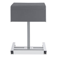 Sit-stand Student Desk Pro, 23.5" X 19.5" X 28.5" To 41.75",  Charcoal Gray, Ships In 1-3 Business Days