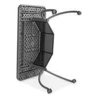 Teacher's Workpod Desk, 48" X 24" X 30", Charcoal Slate, Ships In 1-3 Business Days