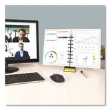 Desktop Pro Plastic Document Stand Bar, 2 Sheet Capacity, Plastic, Black
