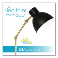 Wellness Series Adapt Led Desk Lamp, 7" To 22" High, Black, Ships In 1-3 Business Days