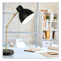 Wellness Series Adapt Led Desk Lamp, 7" To 22" High, Black, Ships In 1-3 Business Days
