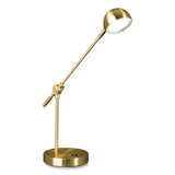 Wellness Series Direct Led Desk Lamp, 4" To 18" High, Brass, Ships In 1-3 Business Days