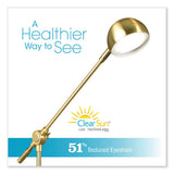 Wellness Series Direct Led Desk Lamp, 4" To 18" High, Brass, Ships In 1-3 Business Days